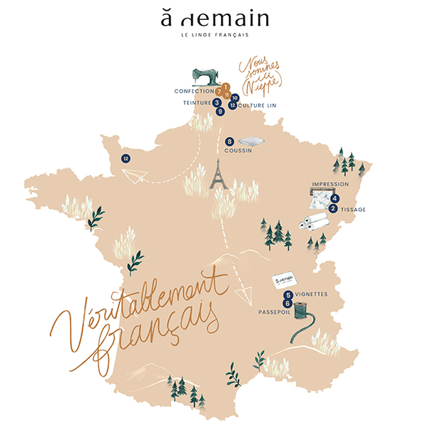 Carte véritablement français