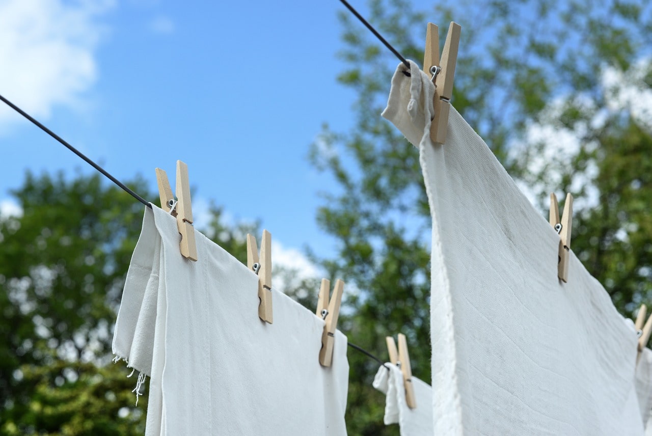 Séchage du linge à l'air libre